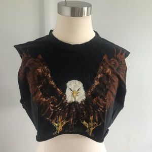 NWT LF Vintage Eagle Cropped Tank
